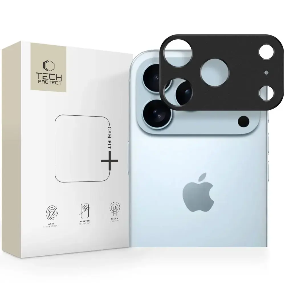 OSŁONA APARATU TECH-PROTECT CAMALLOY FIT+ IPHONE 17 PRO BLACK