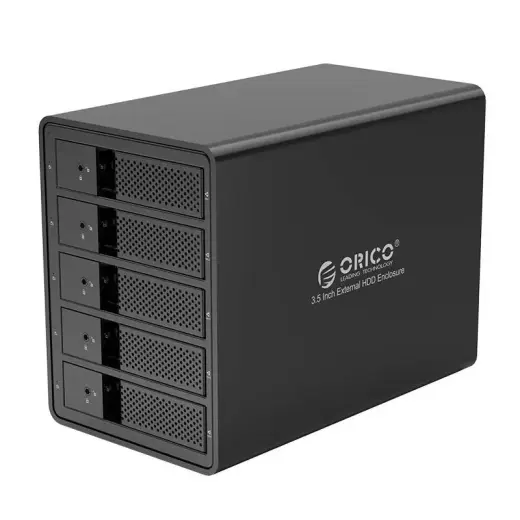 Hard Drive Enclosure Orico HDD, 3.5 Inch, 5 Bay, USB 3.0 type B, RAID