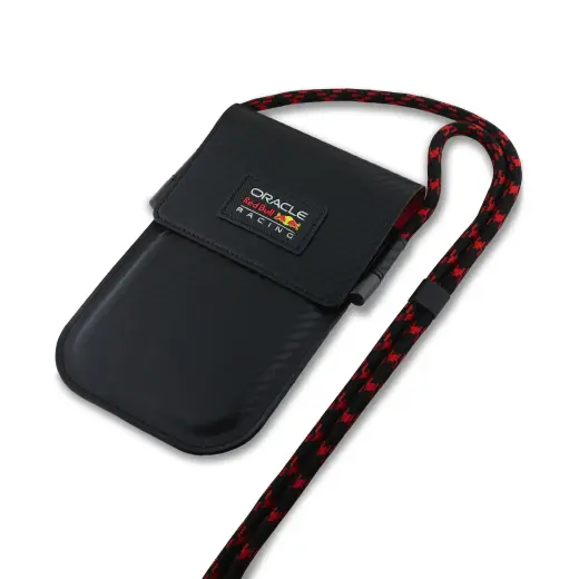 Red Bull PU Carbon Phone Bag Black