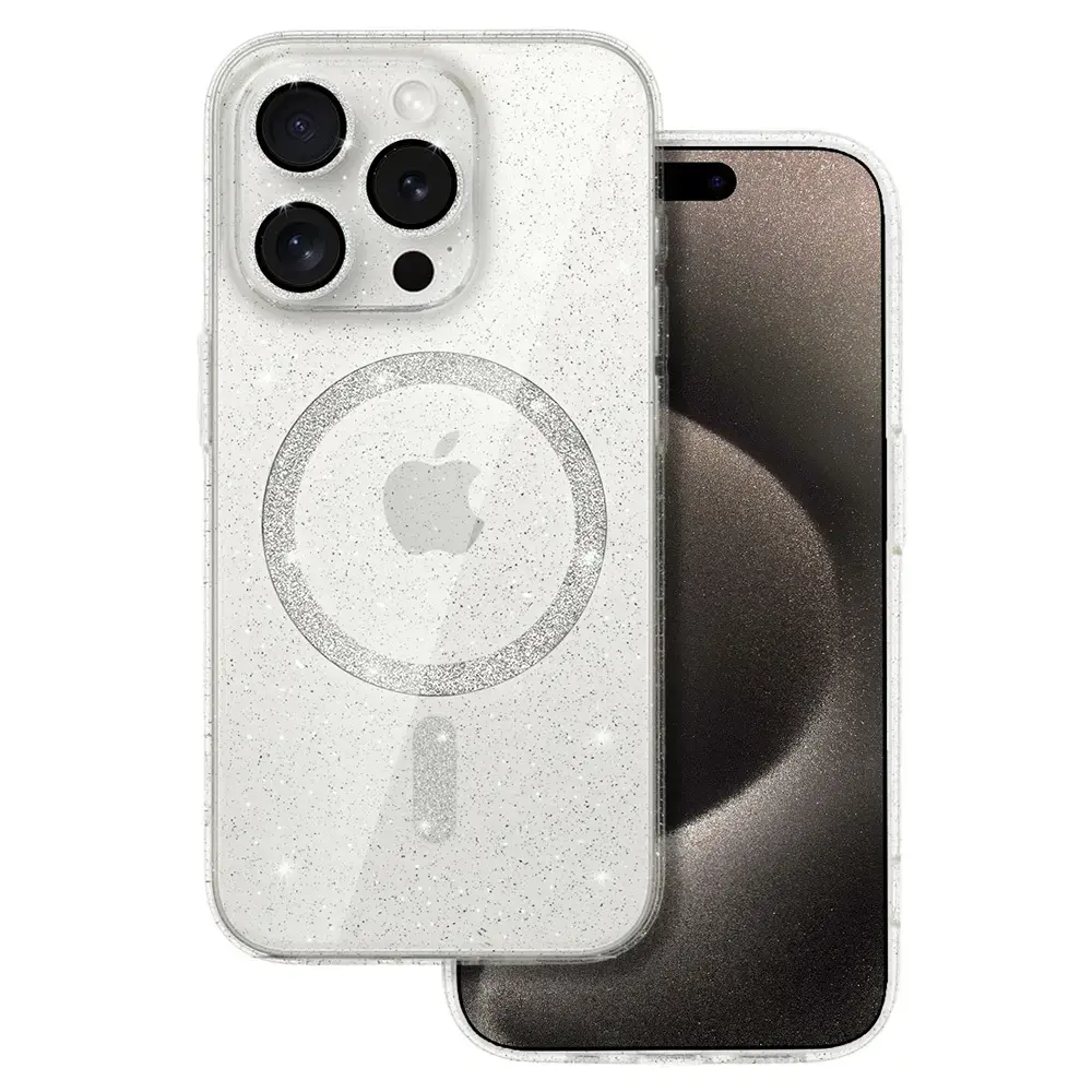 Glitter Magsafe Case for Iphone 14 Pro Max transparent