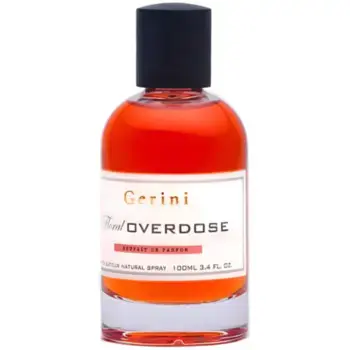 "Floral Overdose Extrait de Parfum" - "Floral Overdose Perfume Extract".