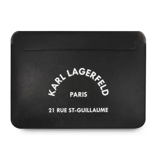 Karl Lagerfeld Leather  RSG Logo Sleeve Case for MacBook Air|Pro