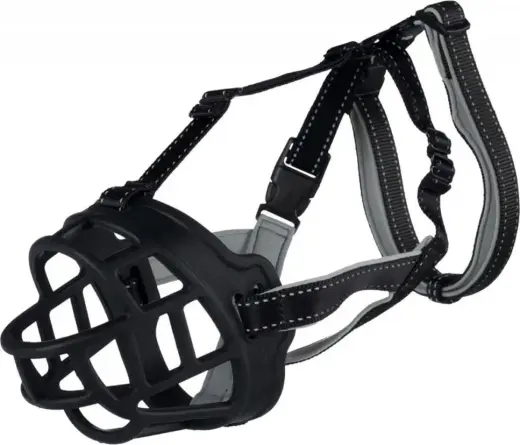 Trixie Muzzle Flex  silicone muzzle  L black