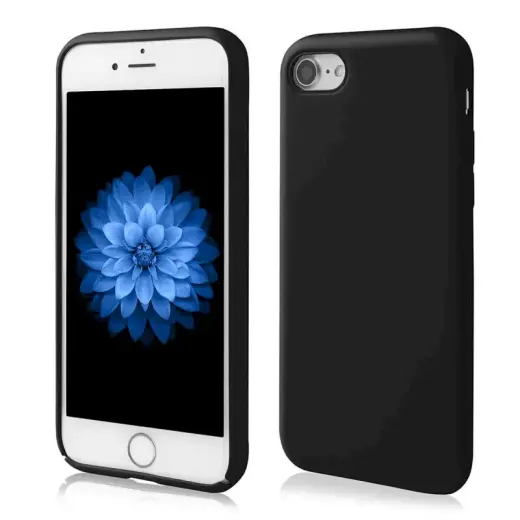 Fusion Elegance Fibre Protect Silicone Case For Apple iPhone 7 | 8 | SE 2020 Black