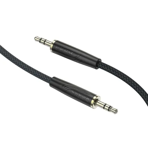Borofone Cable AUX BL23 Refinado - jack 3,5mm to jack 3,5mm - 1 metre black