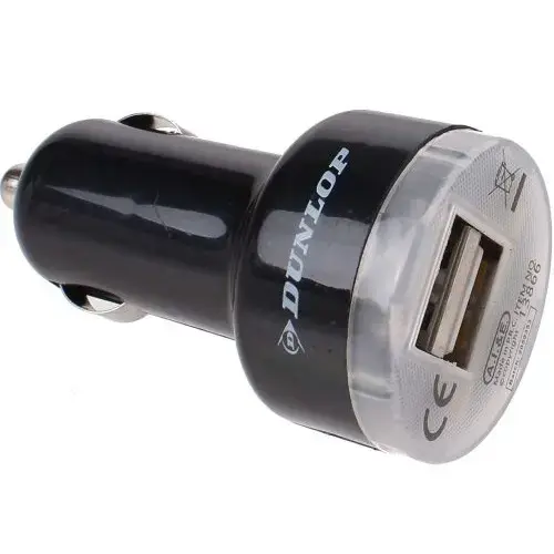 Dunlop Automašīnas lādētājs 2xUSB 12|24V 2.1A
