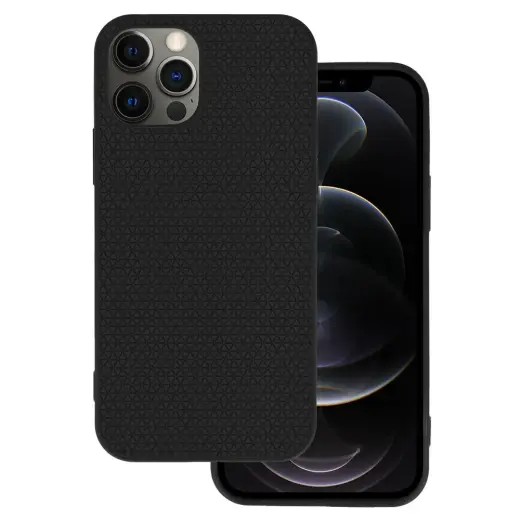 Tel Protect Liquid Air telefono dėklas iPhone 12 Pro Max juodas