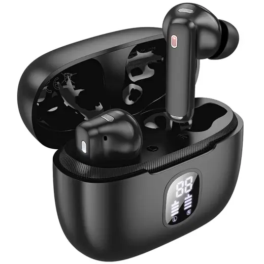 Borofone TWS Bluetooth Earphones FQ7 Treasure ANC+ENC white