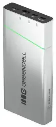 Green Cell PowerPlayPro ārējais akumulators (powerbank) | 20 800 mAh | 65W | sudraba krāsā