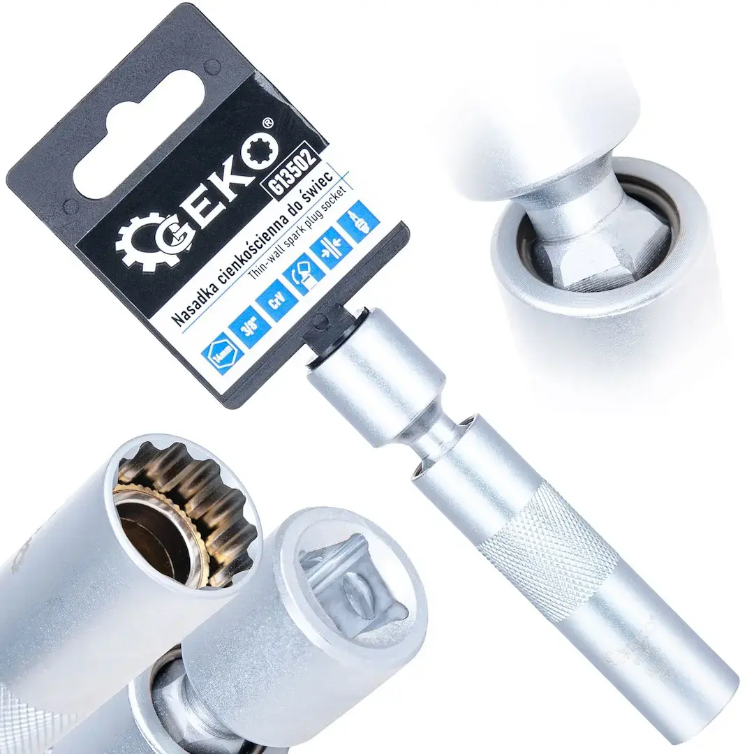3/8" 14mm Thin-Walled Spark Plug Socket with Universal Joint