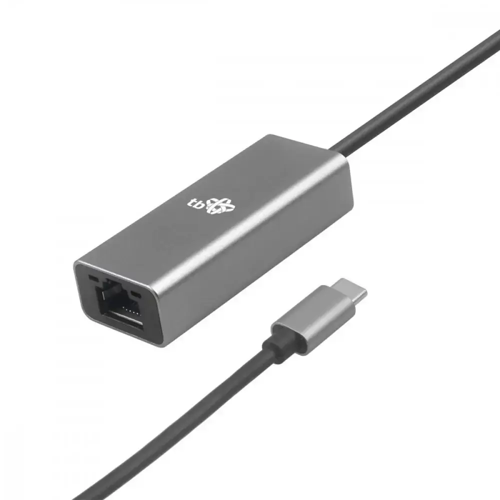 USB C - RJ45 Adapter grey, 10|100|1000 Mb|s