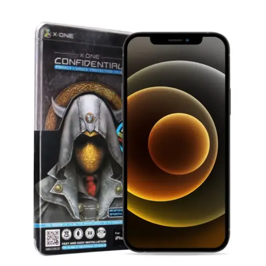 X-ONE Full Cover Extra Strong Privacy tempered glass for phone Samsung Galaxy A57 (A576) (privacy effect)