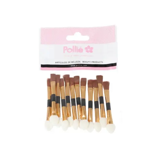 Eurostil Pack Pinceles Aplicadores Sombra Con Esponja 1un