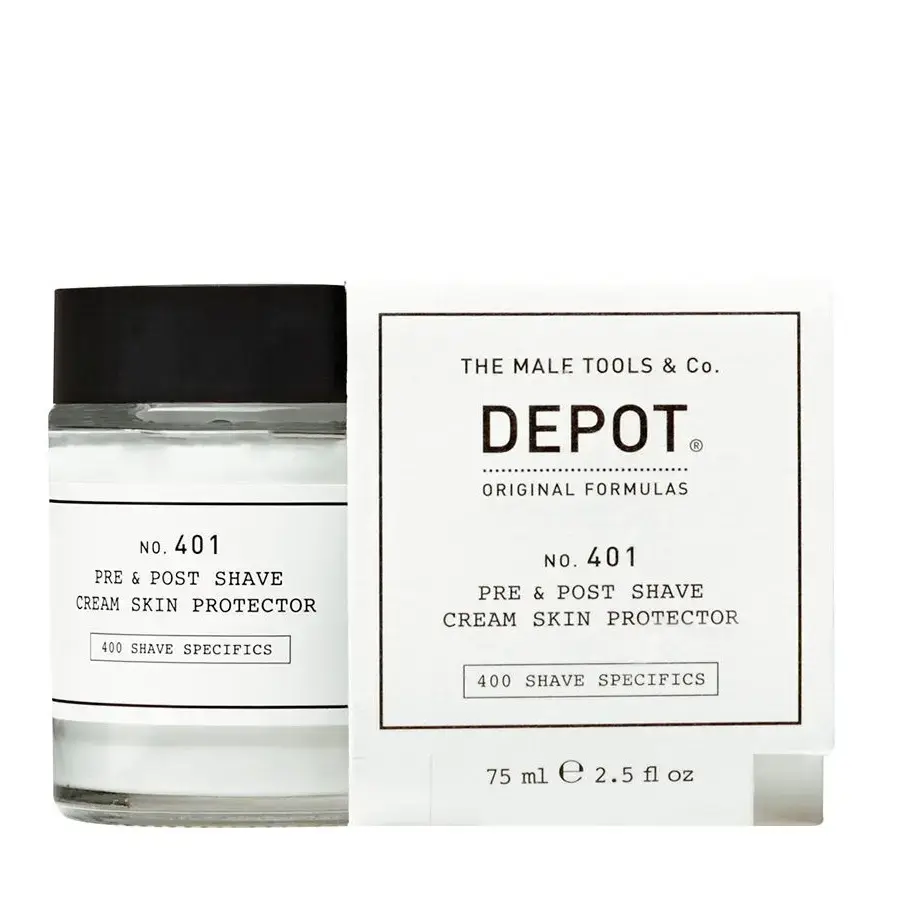 Depot, 400 Shave Specifics No. 401, Soothing, Pre & Post Shaving Cream, 75 ml