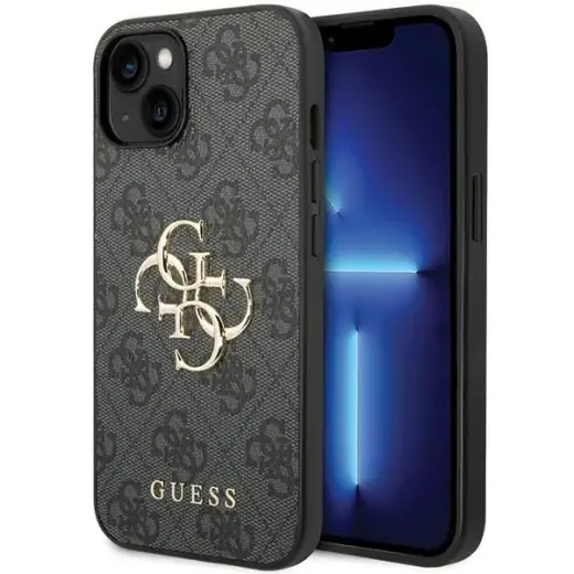 Guess GUHCP15M4GMGGR iPhone 15 Plus 6.7" szary|grey hardcase 4G Big Metal Logo