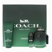 Green for Men Gift set EDT 100 ml, miniature EDT 15 ml and shower gel 100 ml
