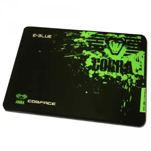 E-Blue Cobra S gaming mouse pad black | green (280x225mm)