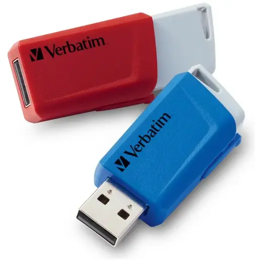 Pendrive Verbatim Store `n` Click USB    3.0 32GB 2 pcs red/blue 49308