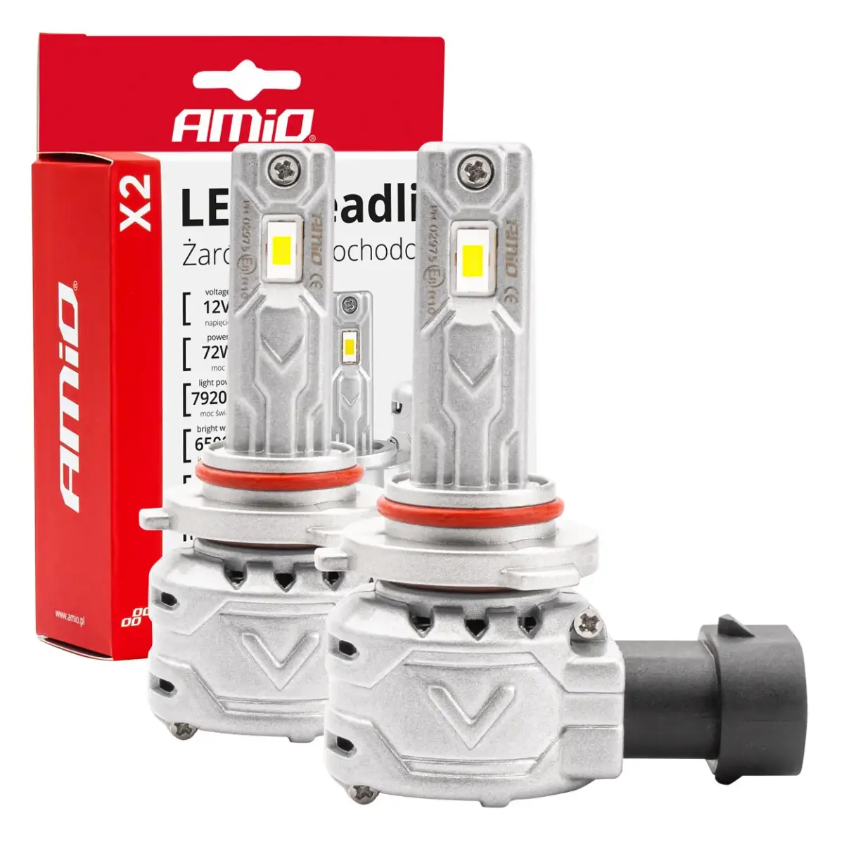 LED Headlights X2 Series HB3 9005/HIR1 9011/H10 AMiO-02975
