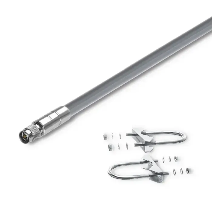 Qoltec LoRa Antenna | 12dBi | Omnidirectional | Outdoor | Fiberglass | 868 MHz | 1.5m