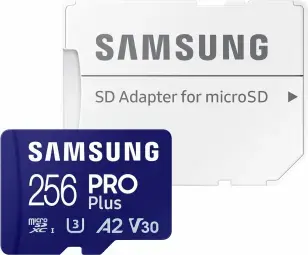 Atmiņas karte Samsung PRO Plus microSD 256GB + Adapter