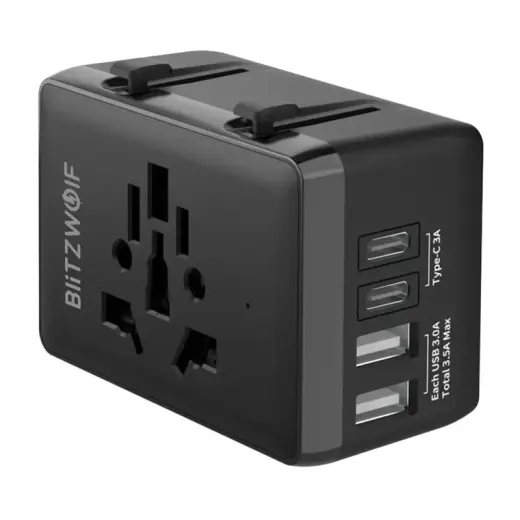 BlitzWolf BW-TA1 tīkla lādētājs | 20W | PD | USB-A, USB-C