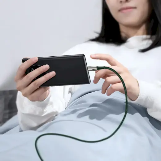 Baseus Water Drop USB - USB Typ C cable 66 W (11 V | 6 A) Huawei SuperCharge SCP 2 m green (CATSD-N06)
