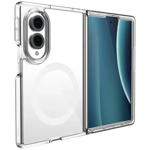UNIQ LifePro Xtreme phone case with MagSafe support for Samsung Galaxy Z Fold8 transparent