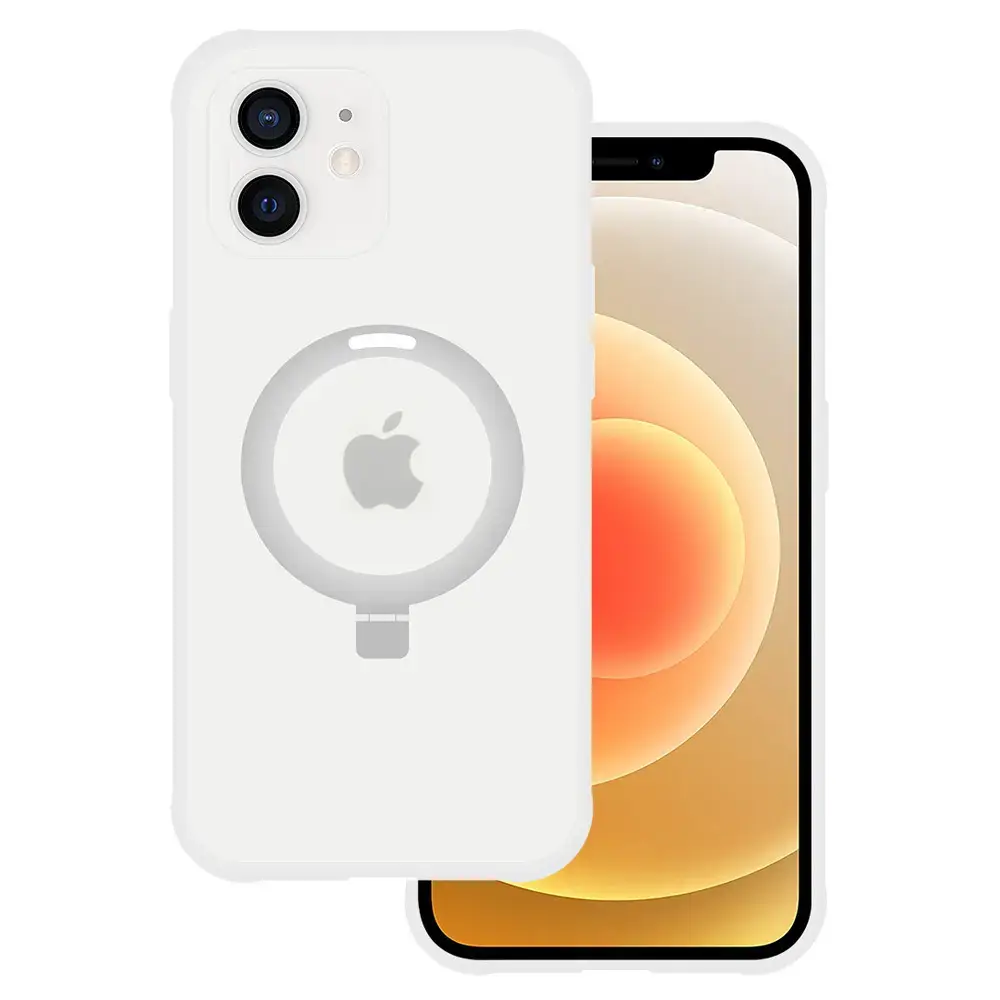 Tel Protect Magical maciņš ar statīvu un MagSafe atbalstu telefonam iPhone 11 sudraba krāsā