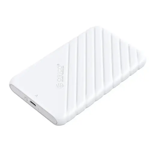 Orico 2.5' HDD | SSD Enclosure, 6 Gbps, USB-C 3.1 Gen1 (White)