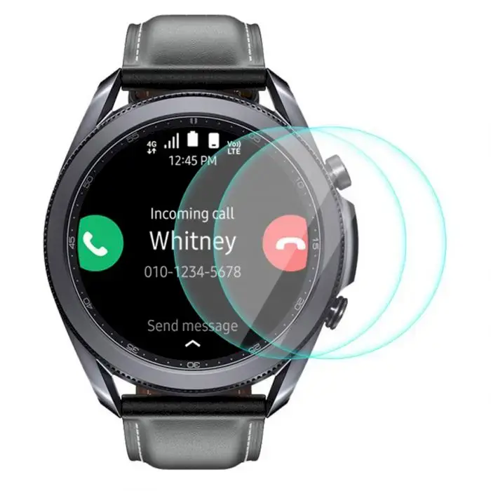 Fusion Nano 9H aizsargstikls pilnam ekrānam Samsung Galaxy Watch 3 45mm