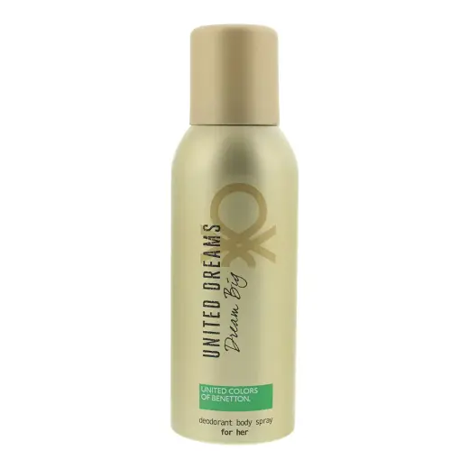 Benetton, Dream Big, Free Of Parabens, Floral, Deodorant Spray, For Women, 150 ml