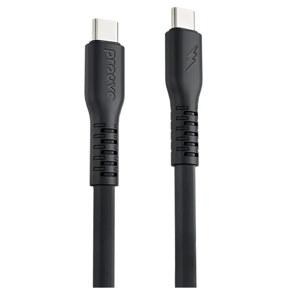 Proove Eternal data transfer and charging cable | USB-C to USB-C | 15W | 2m | black