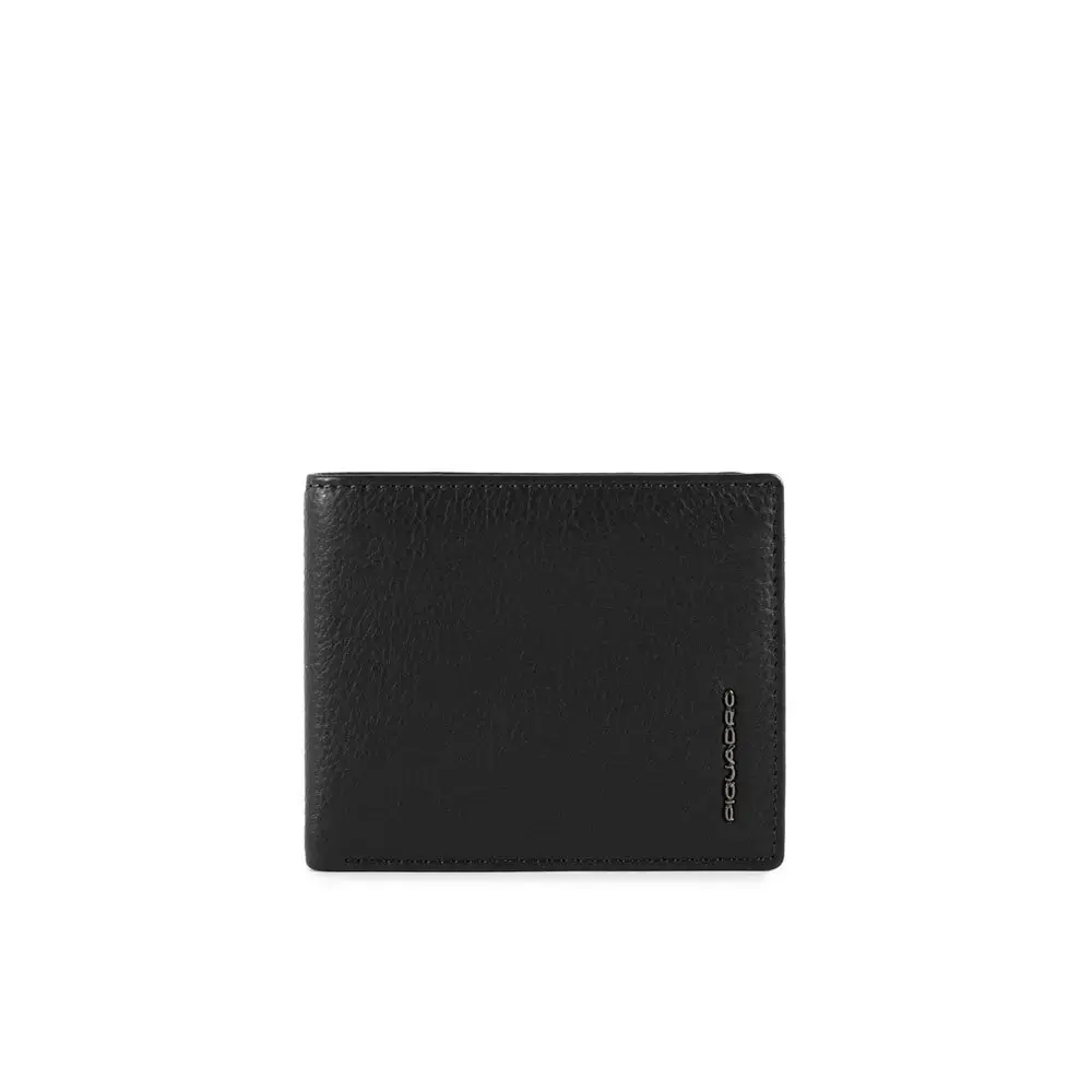 Piquadro, Piquadro, Leather Wallet, Blue, For Men