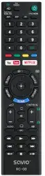 Savio RC-08 Universāla Sony TV Pults Melns