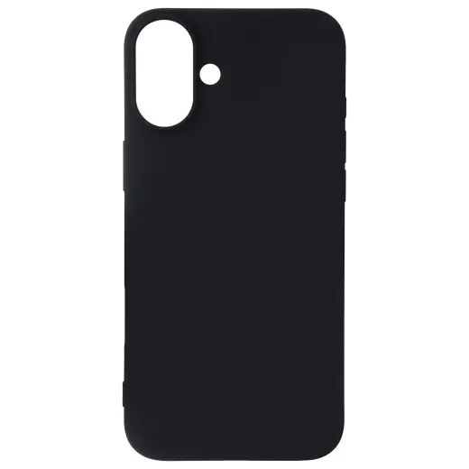 Satin Flex maciņš telefonam iPhone 16 Plus melns