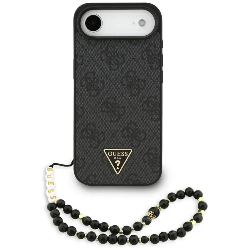 Case Guess 4G Strap Triangle Logo        MagSafe for iPhone 17 Air black