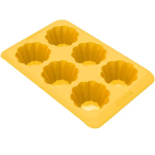 Luigi Ferrero Prima Vanilla FR-1872P Silikona kēksiņu cepšanas forma 6gb