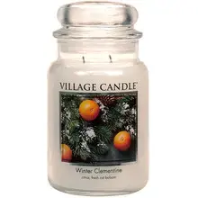 Winter Clementine Candle ( sváteční mandarinka ) - Vonná svíčka ve skle