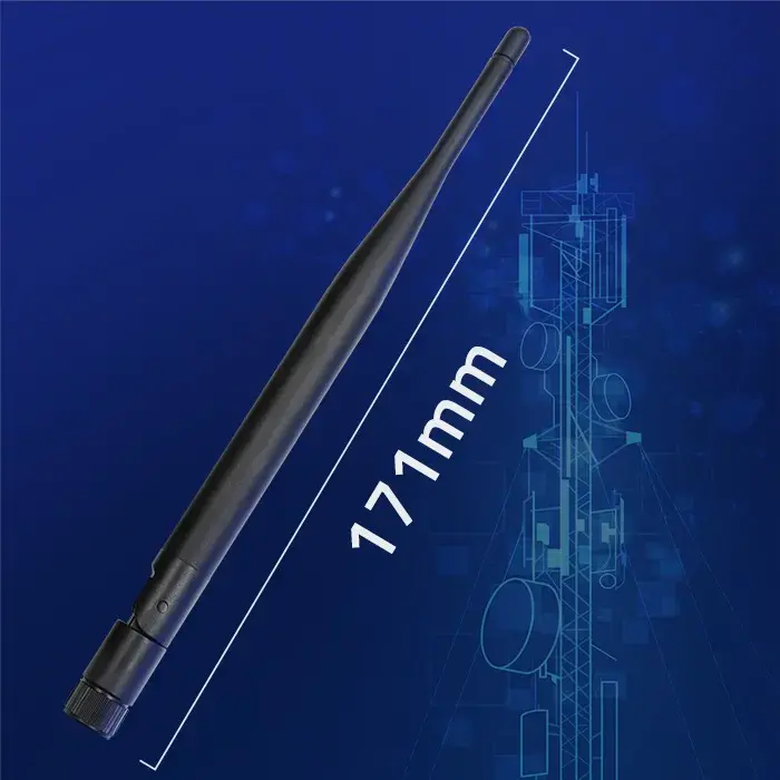 Qoltec Wi-Fi antenna 2.4/2.5 GHz | 5.1/5.8 GHz | 5dBi | omnidirectional | Indoor