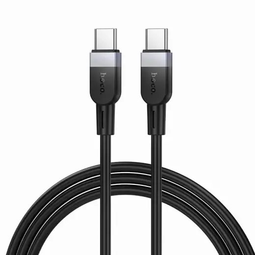 HOCO X109 duomenų perdavimo ir įkrovimo laidas | USB-C į USB-C | 60W | 1m | juodas