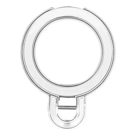 Phone stand CIRCLE - stick-on - silver