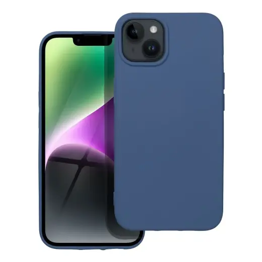 Silicone maciņš telefonam iPhone 14 zils