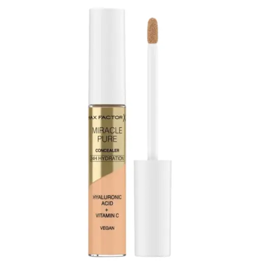 Max Factor, Miracle Pure, Hyaluronic Acid, 24-Hour Hydration, Under-Eye Concealer Pen, 06, 7.8 ml