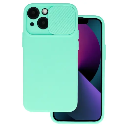 Camshield Soft telefoni ümbris iPhone 16 Pro Max roheline (kaamera kaitsega)