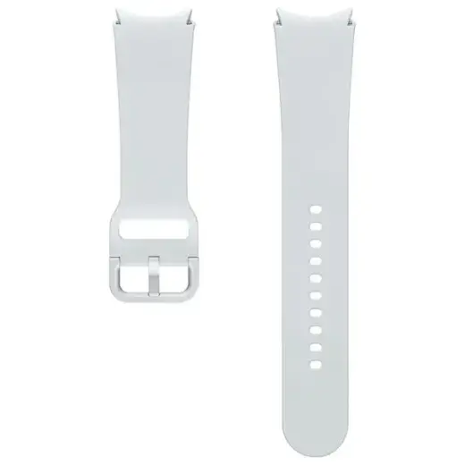 Samsung Sport Band viedpulksteņa siksniņa priekš Galaxy Watch6 (20 mm) | silikons | sudraba krāsā