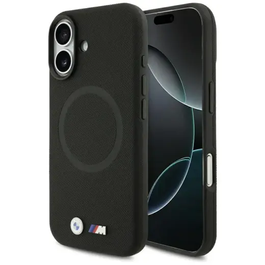 BMW M FW Metal Logo MagSafe Case for iPhone 17 Black