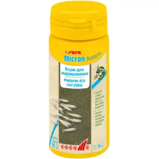 Barība zivīm : Sera Micron, 50ml (25g)