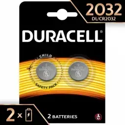 DURACELL DL2032 BLISTERA IEPAKOJUMĀ 2GB.