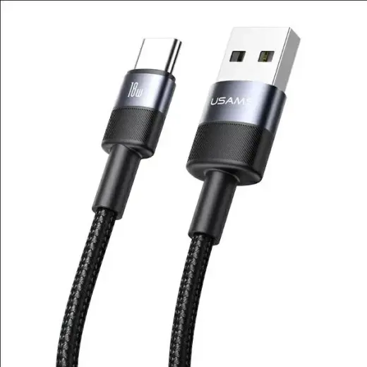 USAMS SJ718 data transfer and charging cable | USB-A to USB-C | 15W | 1.2m